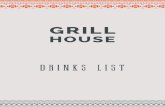 The Grill House - Drinks List