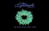 The Landmark London Festive Brochure 2014-2015