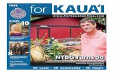 For Kauai Magazine October 2014