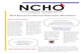 NCHO Associates Newsletter