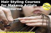 Hair Styling Courses for Makeup Artists Melbourne