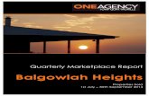 Quarterly Marketplace Report Balgowlah Heights 3rd Quarter 2014