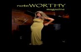 noteWORTHY Magazine October/November 2014