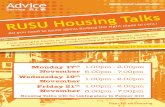 RUSU Housing Talks 2014