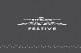 The Hyndland Fox - Christmas Brochure 2014