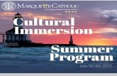 Cultural Immersion: Summer 2015 (European)