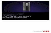 ABB Conceptpower DPA, true modular UPS systems