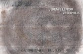 Catalogue Zeropolis / Jérémie Lenoir