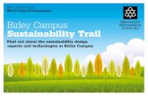 MMU Birley Campus Sustainability Trail Brochure