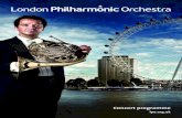 London Philharmonic Orchestra concert programme 5 Nov 2014