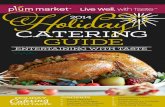 2014 Holiday Catering Guide Plum Market Michigan