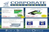 Corporate Consumables November Flyer