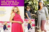 Look alluring in trendy and stylish maternity clothes