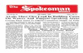 The spokesman weekly vol 34 no 46 august 19, 1985