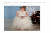 Oscar De La Renta's Wedding Dress Legacy Will Never Be Forgotten