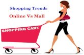 Shopping trends online vs mall