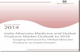 India Alternative Medicines Market Research Report 2014-2018
