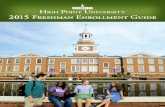 2015 Freshman Enrollment Guide