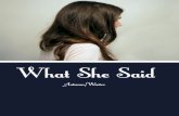 What She Said - Issue 2 - Autumn/Winter 2014