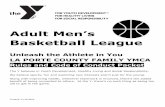 Adult men's basketball league program guide
