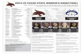 2014-15 Texas State WBB Game Notes - Game 3