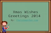 Xmas greetings 2014