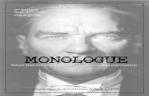 MONOLOGUE 3rd Issue