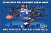 Memphis Men's Basketball Game Notes vs Prairie View A&M - Nov. 24, 2014