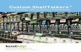 Custom ShelfTalkers™ - In-Store Messaging Program