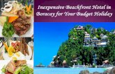 Inexpensive beachfront hotel in boracay for your budget holiday