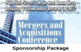 Golden Networking's Mergers and Acquisitions Conference 2015 New York City - Sponsorship Package