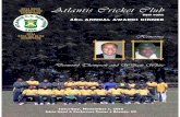 Atlantis Cricket Club - NY 2014 Awards Journal