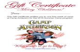 2015 christmas gift certificate