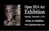 4th Annual "Open" (No Theme) 2014 Online Art Exhibition - Event Postcard