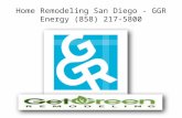 Home Remodeling San Diego - GGR Energy (858) 217-5800