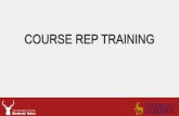 Course rep training slides