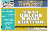Wally's & Wimpy's Football Digest: 2014 Online Bowl Edition
