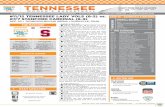 Tennessee Women's Basketball Game Notes vs. Stanford (12/20/14)