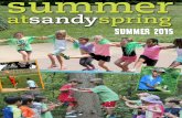2015 Summer at Sandy Spring Camp Viewbook