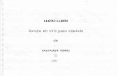 Llori llori - Sonata in Eb for Harpsichord