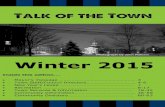 Winter 2015 Talk of the Town