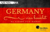 Germany visa booklet
