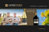 LangeTwins Winery & Vineyards 2015 Calendar