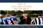 Congressman Fortenberry's 2014 Year End Report