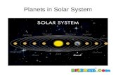 Solar System and Planets for Preschool Kids