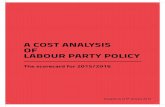 A cost analysis of Labour party policy