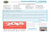 Gaylord Jan 2015 Newsletter