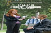 SIU Carbondale COB Handbook 2014-15