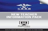 New teacher information pack