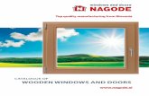 Catalogue of wooden windows and door NAGODE